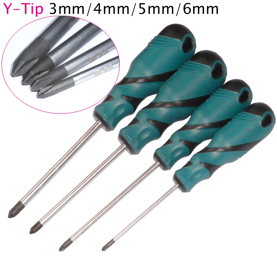 4 in 1 Y shaped Screwdriver Set S2 Alloy Steel Magnetic Opening 