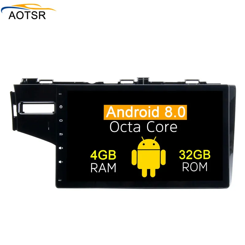 Sale 2 din Android 8.0 Car multimedia player Radio head unit For Honda Fit Left Driving 2014- 2017 gps navigation Stereo no dvd 4+32G 4