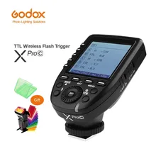 Godox XPro C триггера передатчик с E-TTL II 2,4 г Беспроводной X Системы HSS 1/8000 s ЖК-дисплей Экран для Canon DSLR Камера