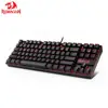 Redragon-Teclado mecánico para Gaming K552 KUMARA, 87 teclas, retroiluminado, Rojo ► Foto 1/6