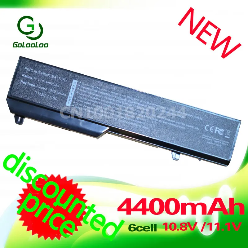Golooloo ноутбук Батарея для dell Vostro 1310 1320 1510 1520 1521 2510 K738H N950C N956C N958C T112C T114C T116C U661H |