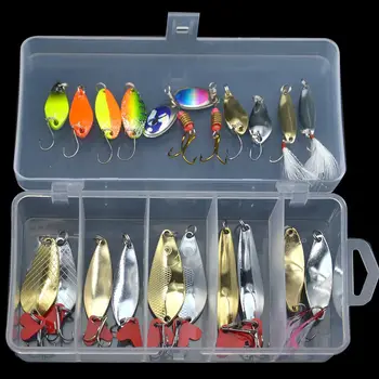 

21PCS lure sequins set, color sequins, metal sequins, three hooks, single hook, hair hook, hard and soft baits