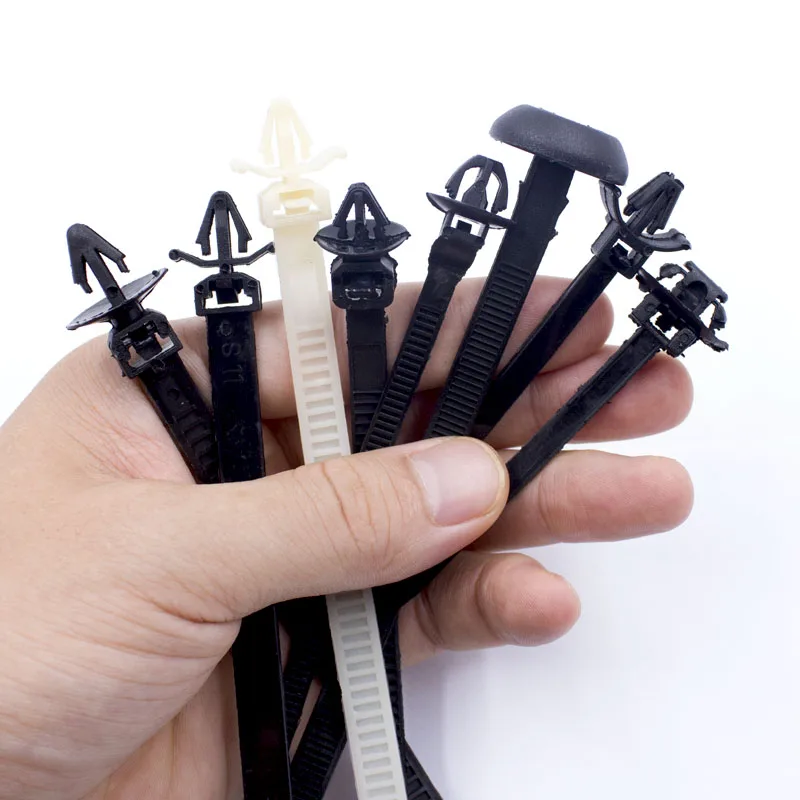 30 шт. фиксированные провода с креплением для крепления автомобильного кабеля в комплекте проволочная лента для галстука на молнии