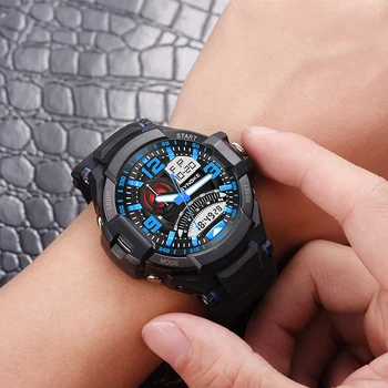 

SYNOKE Men's Watch Relogio Masculino Multifunction Digital G Sports Shock Watches LED Quartz Alarm Waterproof WristWatch