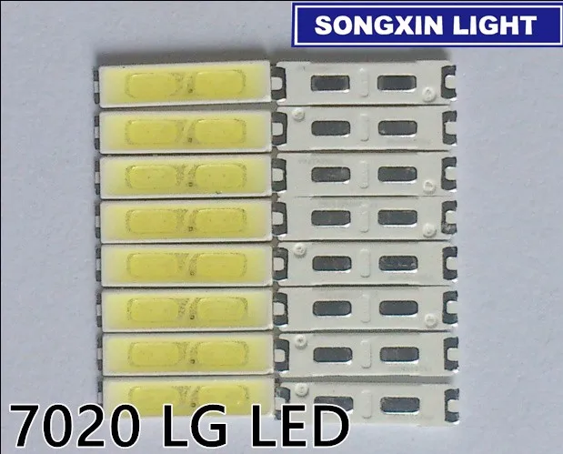 

Maintenance FOR Korea LG LCD screen display led light-emitting diode chip 7020 Backlight beads 0.5W tile 3V LEWWS72R24GZ00