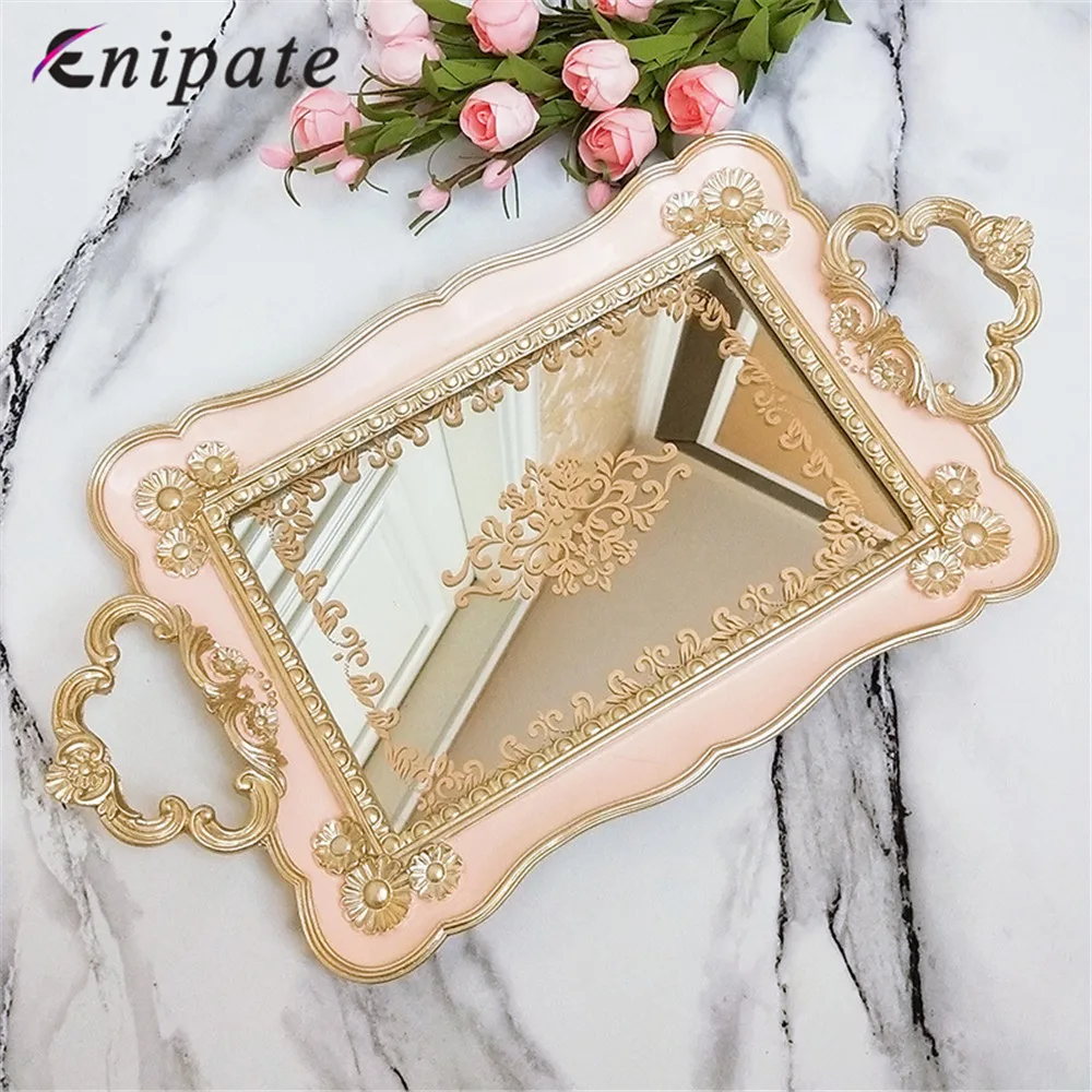 Enipate European Resin Fruit Plate Luxurious Jewelry Carving Makeup