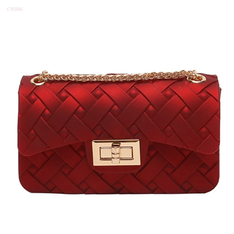 

Manufacturers selling small square bag spring 2019 new female bag fashion jelly bag lady's worn single shoulder bag
