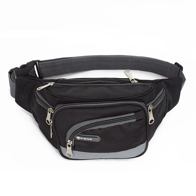 Fashion Waist Bag Nylon Fanny Pack for Men Casual Travel Waist Pack Portable Bag Waist Men ...