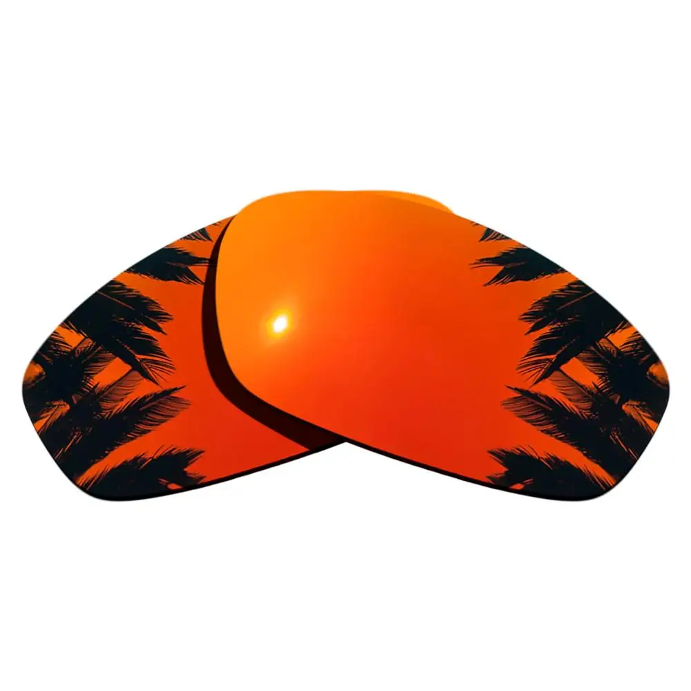 Orange Red Поляризованные зеркальные линзы для замены покрытия для блендера-Оукли многоцветная рамка - Цвет линз: Orange Red