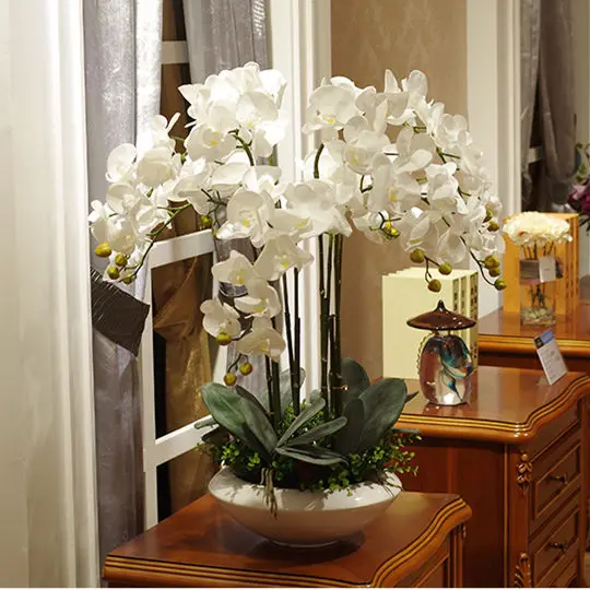 Artificial de gran tama帽o PU tacto real de la mano sensaci贸n de La Flor de Orqu铆dea arreglo bons谩i flor solo no florero luxioso ramo de flores Artificial de gran tama帽o PU tacto real de la mano sensaci贸n de La Flor de Orqu铆dea arreglo bons谩i flor solo no florero luxioso ramo de flores