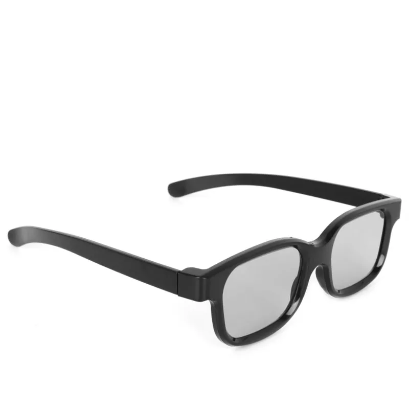 Circular Polarized Passive 3D Stereo Glasses Black For 3D TV Real D IMAX Cinemas