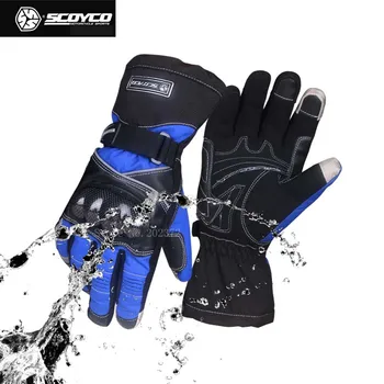 

Winter warm windproof SCOYCO motorcycle gloves touch screen motorbike gloves drop off-road motocross gloves men women M L XL XXL