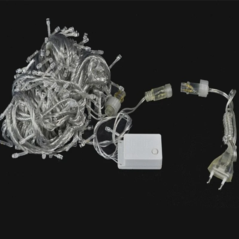 50m LED string lights flashing colored curtains KTV bar neon waterproof outdoor lamps curtain