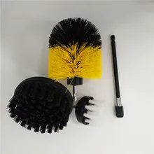 4 шт насадка в виде щетки, щетка для мытья посуды, Расширенный длинный набор вложений, набор сверлильных щеток для пола