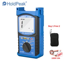 HoldPeak HP-6688B 6688B тестер сопротивления изоляции 6688B переносной цифровой 1000 в 5000 в Автоматический диапазон ом тестер Мегаомметр подарок