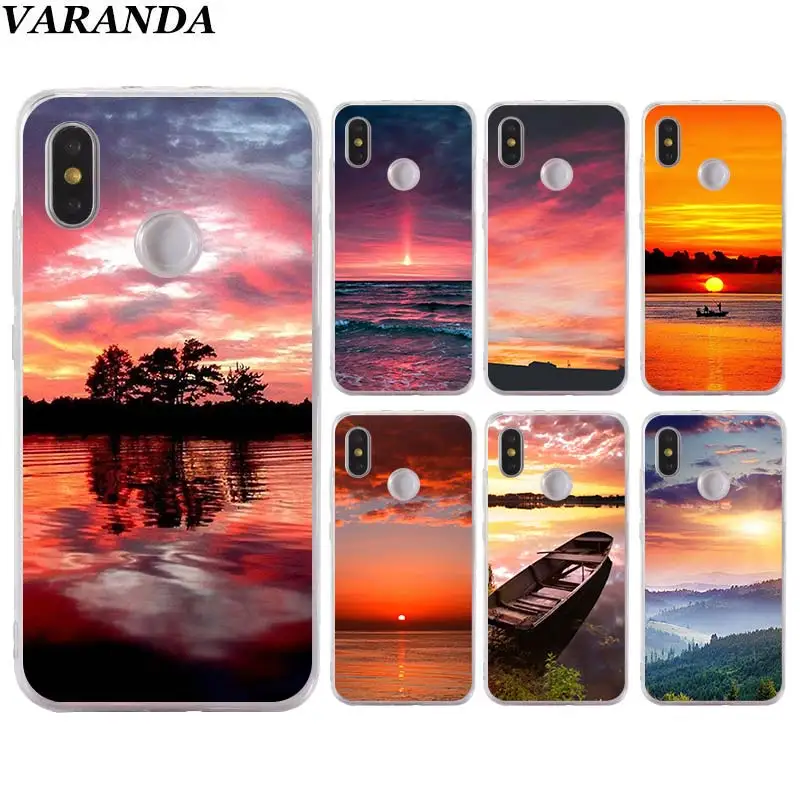 

Fantasy Sunset Landscape Silicone case for Xiaomi Mi 9 8 A2 Lite Play Mix3 Redmi 6 6A Note 6Pro 7 Pro TPU Soft Phone case
