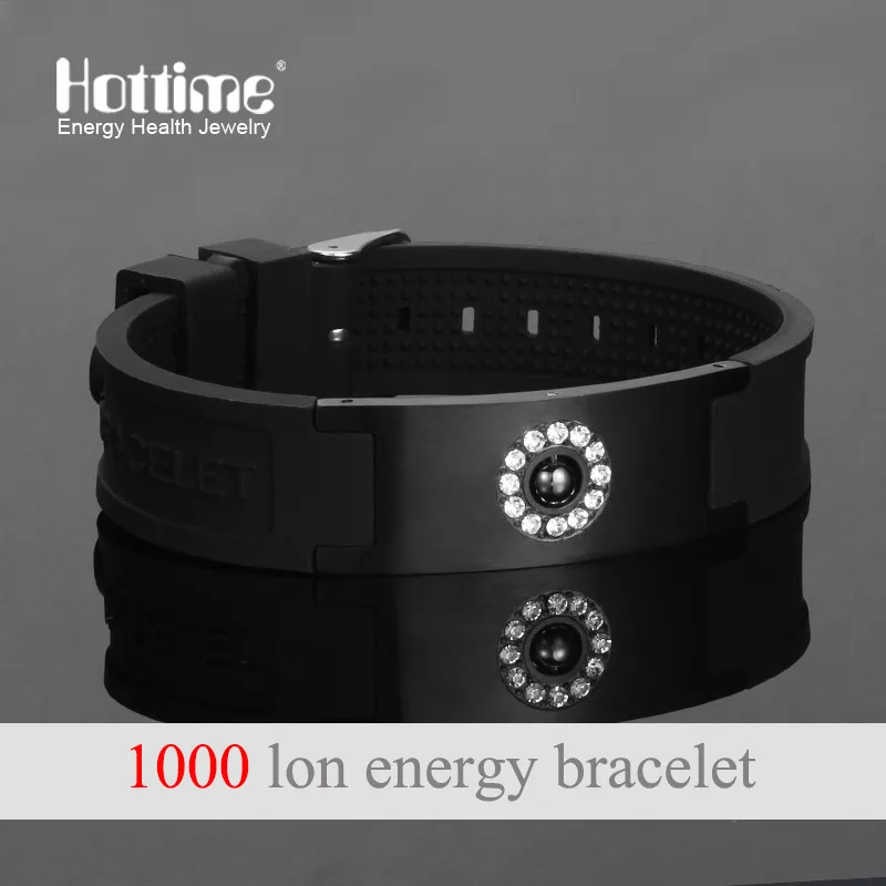 Hottime Tourmaline Energy Balance Bracelet Tourmaline Health Care Jewelry For Mens Germanium Magnetic Bracelets Bangles 20011
