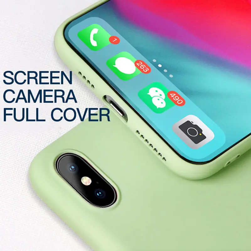 Чехол из жидкого силикона для Samsung Galaxy S8 S9 S10 Plus S10E S7 Edge Note 8 9 10 M10 M20 M30 A10 A50|Бамперы| |