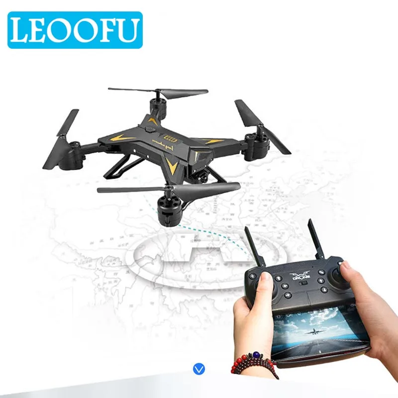 

LEOOFU Increase flight time wifi camera drone real time transmission rc helicopter 4 channels quadcopter headless mode drone toy