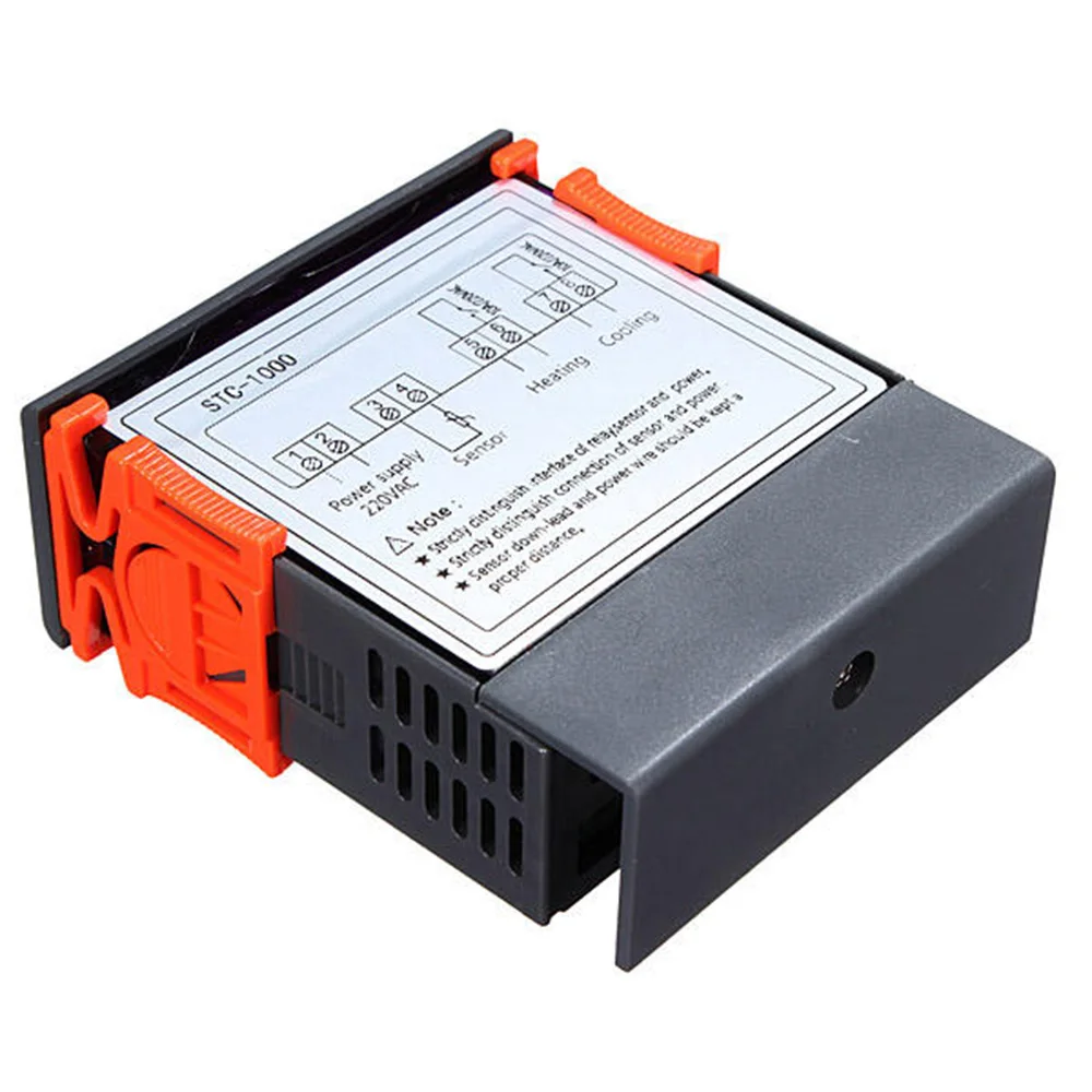 12 V/24 V/110 V/220 V электронный цифровой компьютер регулятор температуры Термостат STC-1000 для аквариума