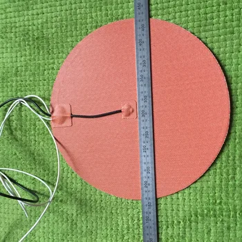 

Dia 400mm 900W 220V w/ 3M PSA & Thermistor, Round Circular Tank Silicone Heater, Huge 3D Printer Build Plate Heated bed