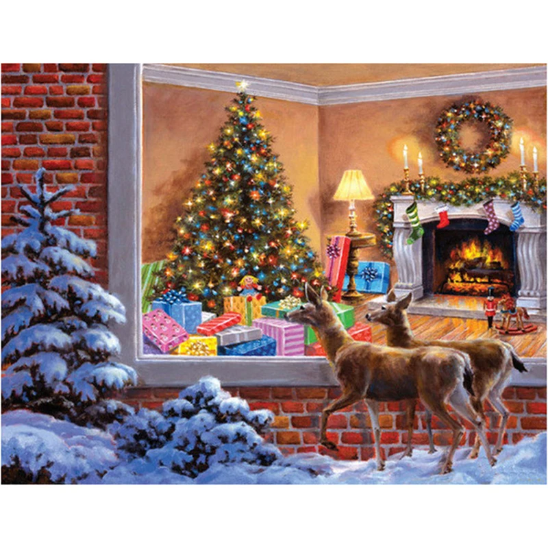 Diamond Embroidery 5D DIY Diamond Painting Home for Christmas Diamont Painting Cross Stitch Rhinestone Mosaic painting