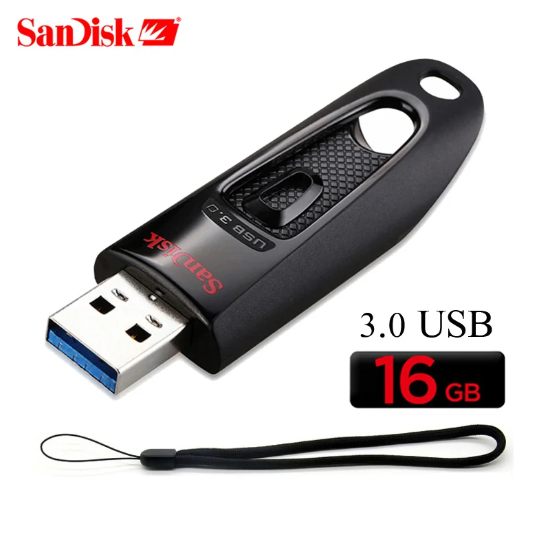 Флэш-накопитель SanDisk CZ48 USB флэш-накопитель 64 ГБ 256 32 128 3 0 100 16 Гб | Компьютеры и офис