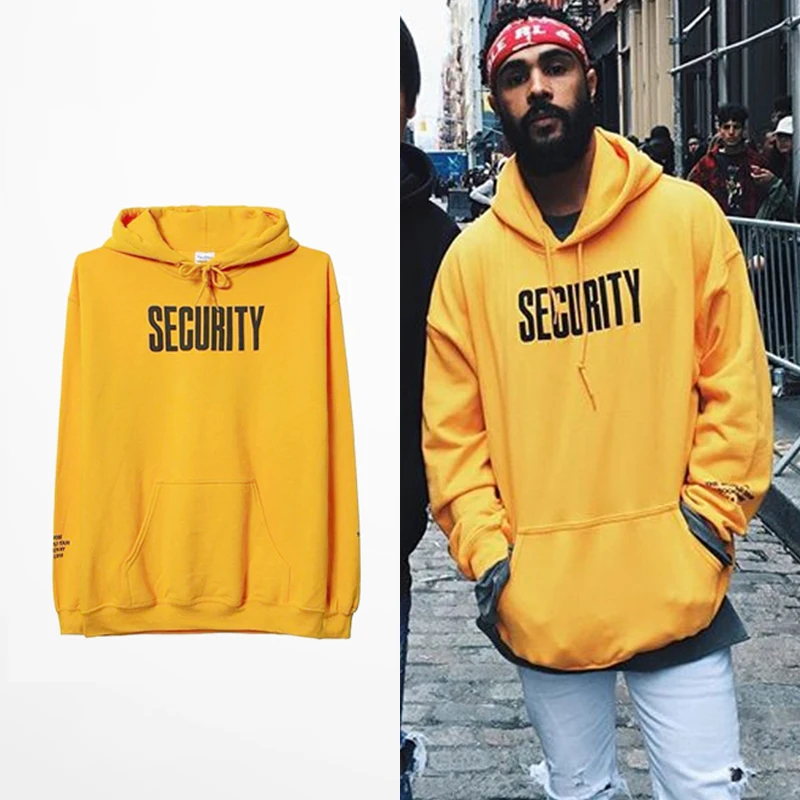 Compra sudadera con capucha amarilla online al por mayor