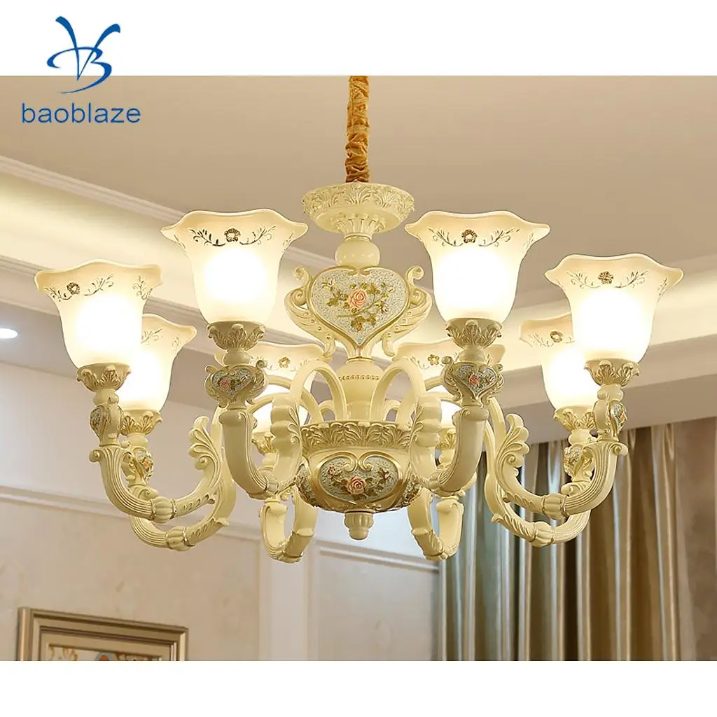 Replacement Ceiling Fan Vanity Chandelier Frosted And Clear Glass Shade #1