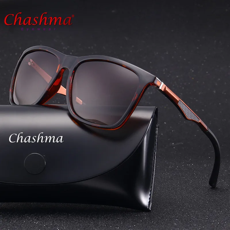 Солнцезащитные очки Chashma унисекс винтажные алюминиевые + TR90 солнечные с