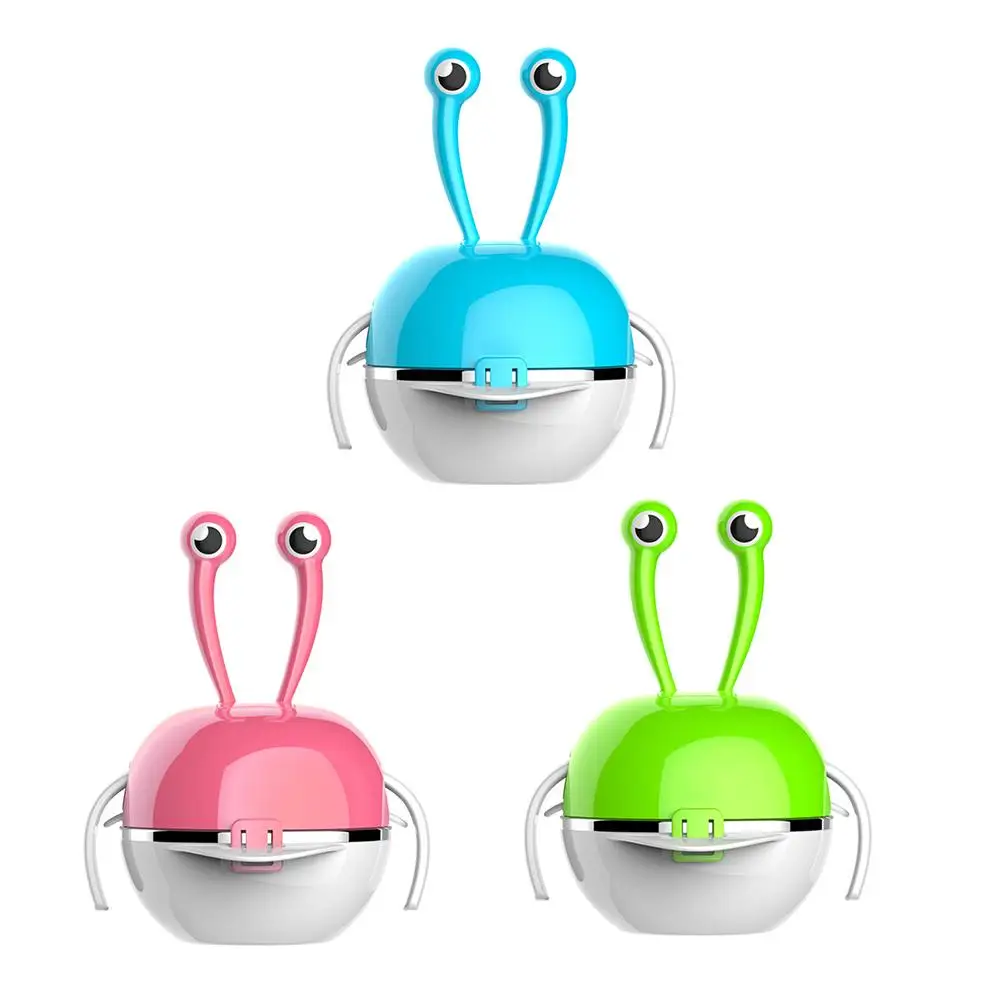 

Cute Crab Shaped Baby's Stainless Steel Food Tablewaren set Bowl With Cup Spoon Plate Fork Feeding Dishes for Kids Utensils