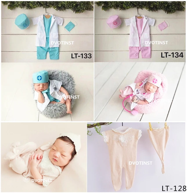 Fashion Newborn Baby Photo Doctor Cap Photography Prop Photo Set Gift Abicial Newborn Baby Girl Boy Photography Prop Fashion Newborn Baby Photo Doctor Cap Photography Prop Photo Set Gift Abicial Newborn Baby Girl Boy Photography Prop
