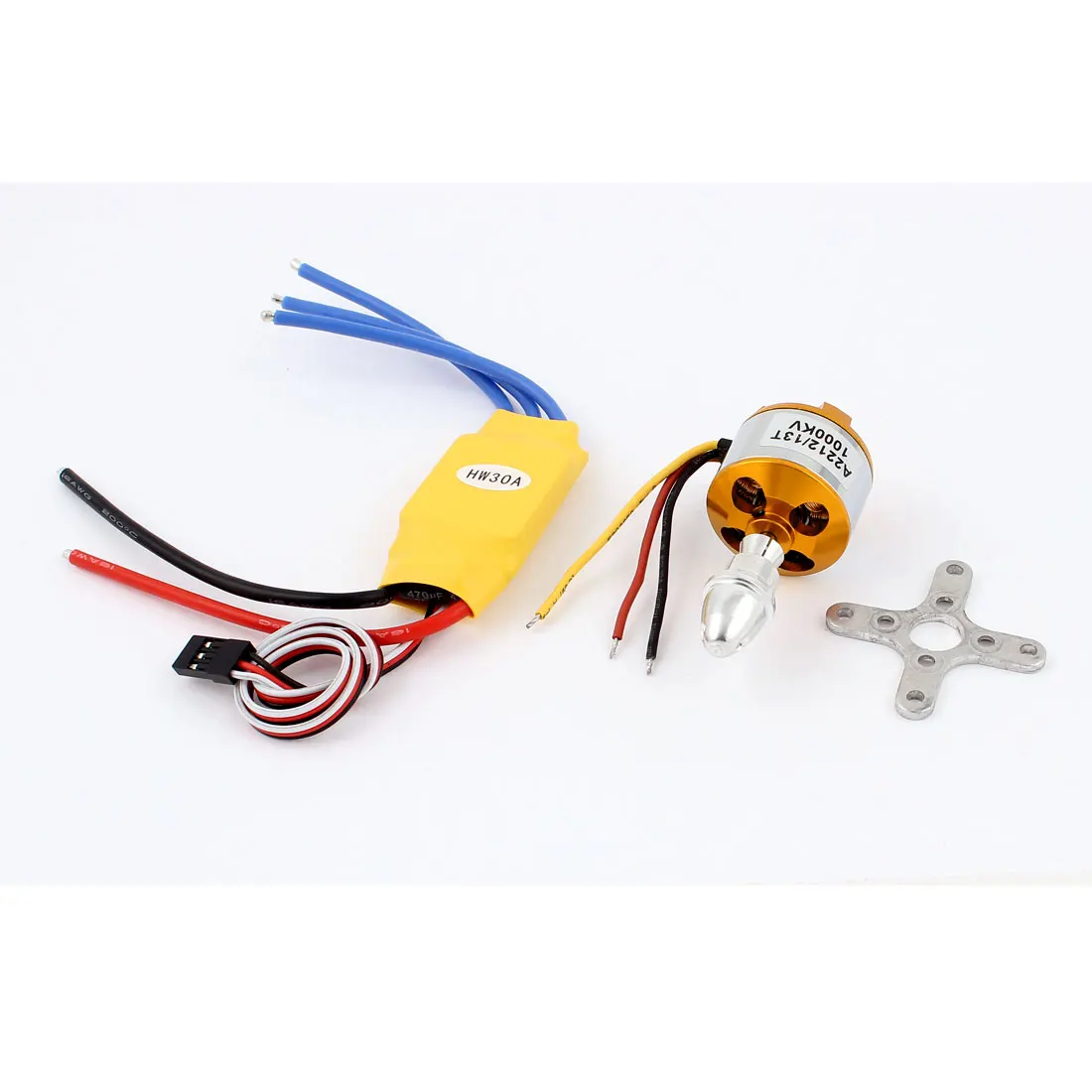 

UXCELL A2212 1000Kv Brushless Motor + 30A Esc For Rc Model Airplane Boat