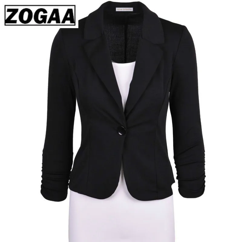 ZOGGA Small Suit 2019 New European and American Slim One Button Suit Jacket European and American Women's Suits