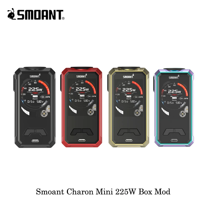 Оригинальный Smoant Charon мини бокс мод 225 Вт вейп электронные сигареты Питание от