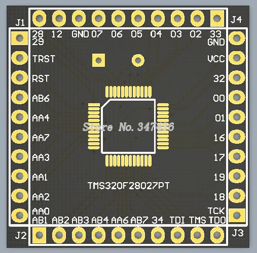 Tms320f28027pt Минимальные системные платы основной плате Совет по развитию Пустой доски