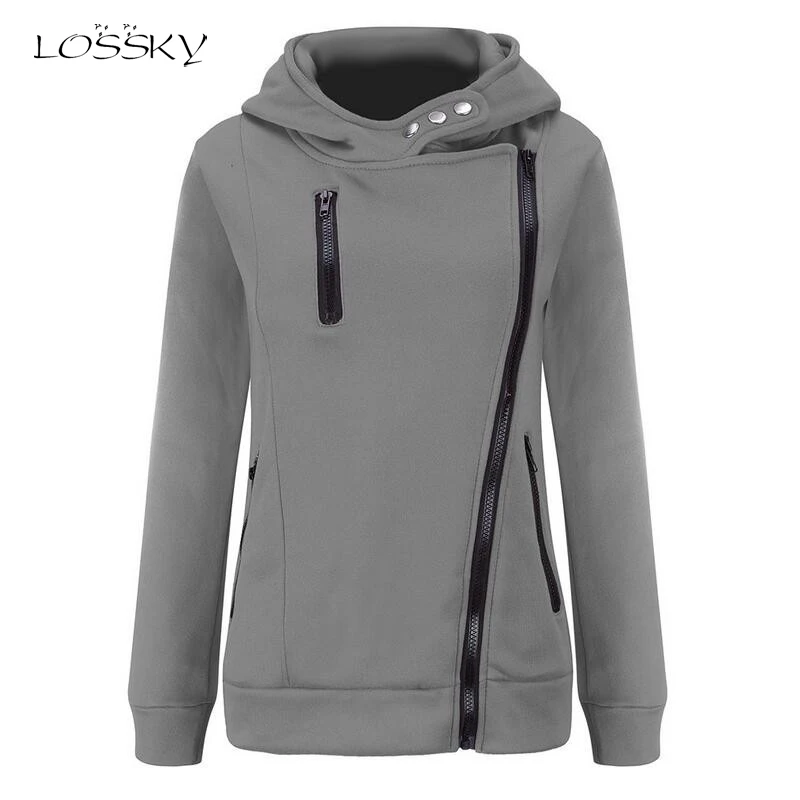 

2018 Women Autumn Winter Hoodies Female Sweatshirt Casual Streetwear Tracksuit Zipper Hoodie Fleece Button Hooded