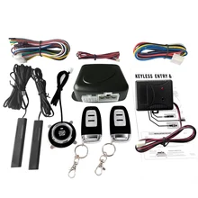 Car SUV Switch Keyless Entry Engine Start Alarm System Vibration Sensor Push Button Remote Starter Stop Auto Anti-theft System Car SUV Switch Keyless Entry Engine Start Alarm System Vibration Sensor Push Button Remote Starter Stop Auto Anti-theft System