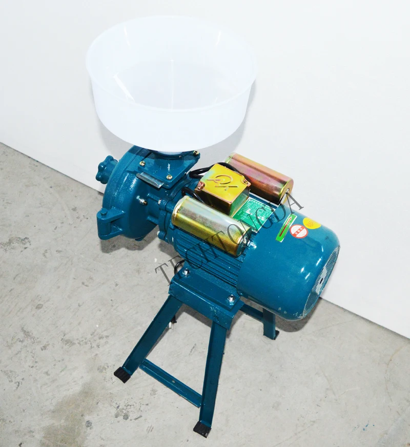 

220V Wet Dry Grinder Blue Electric grain, rice, corn, wheat, animal feed Grinder Best Price Best Promotion