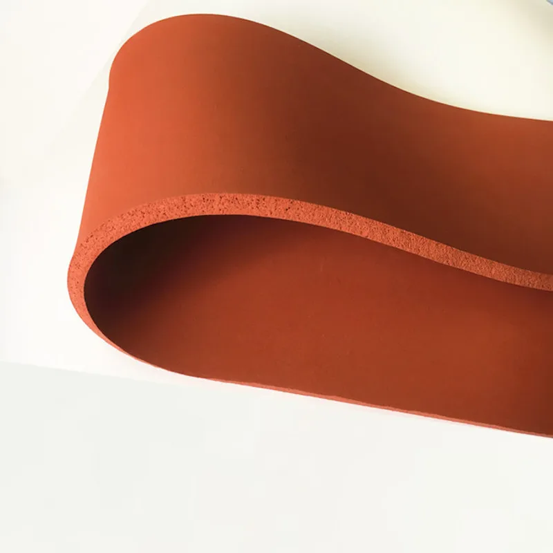 Силиконовая губка пластина листовая доска теплоизоляционное покрытие полоса квадрат 500x500x8 мм красный