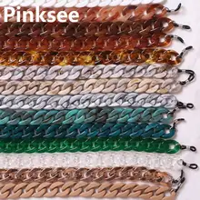 Модные Акриловые Очки для чтения, подвесная цепочка для очков на шею, 21 цвет, цепочка для очков, ремешок для очков, летний