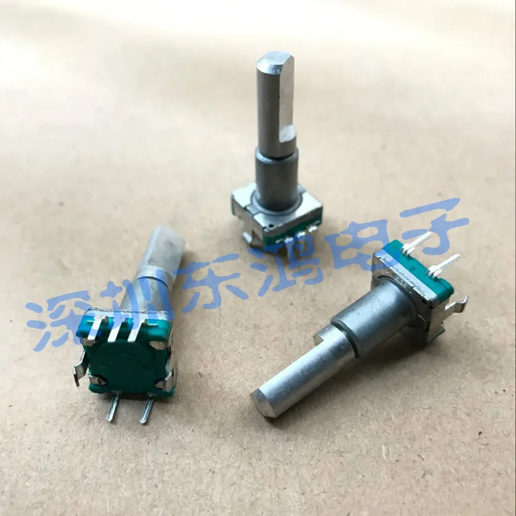 

2PCS/LOT ALPS Alps EC11 encoder with press switch 30, positioning 15 pulse shaft length 25MM