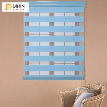

Window blinds zebra roller blinds shades for living room --- custom made color and size 100X100 free shipping
