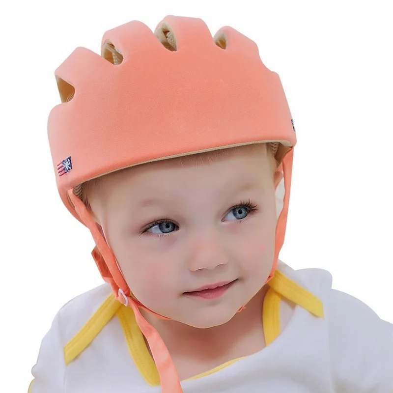 Helmet Kids Baby Safety Protective Helmet Cotton Children Hat Kids Bicycle Helmet Toddler Adjustable Safety Helmet For Walking (2)