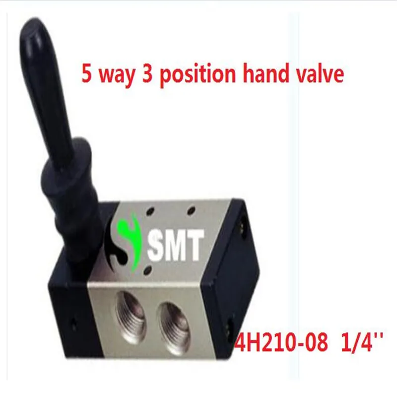 

Wholesale 5 Port 2 Pos 1/4" PT Hand Lever Operated Control Pneumatic Valve 4H210-08