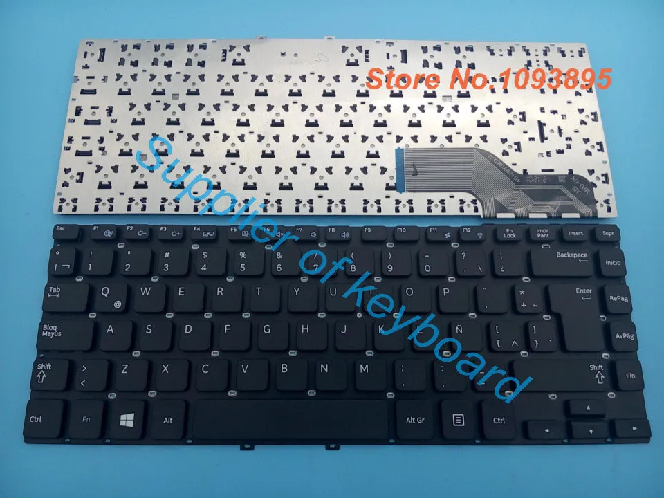 Новая клавиатура с испанской раскладкой для ноутбука Samsung NP300E4E 300E4E