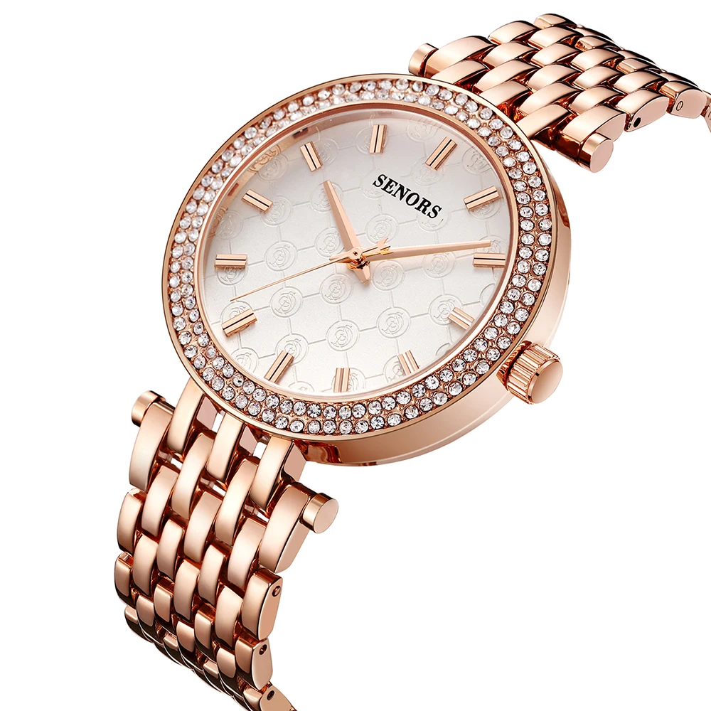 

Modern Fashion Quartz Watch Lady Watch With Bracelet For Women Stainless Steel Watch Caseback High Quality Casual Wristwatch