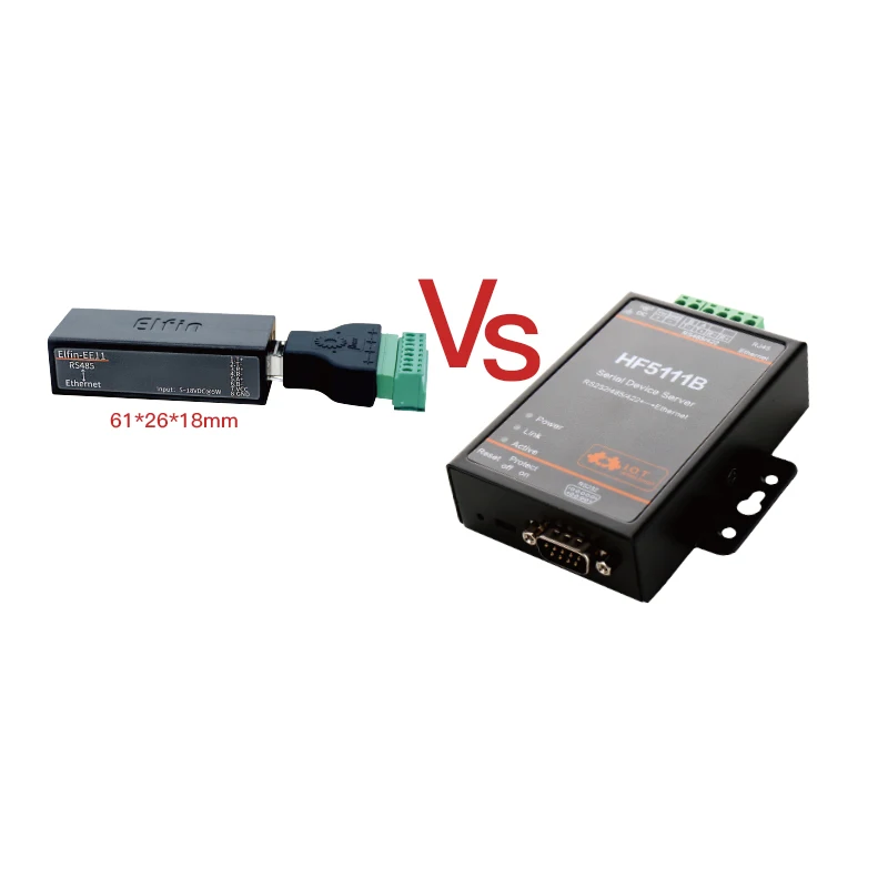 HF EE11 MINI RS485 последовательный сервер для Ethernet ModbusTCP к RJ45 преобразователь со