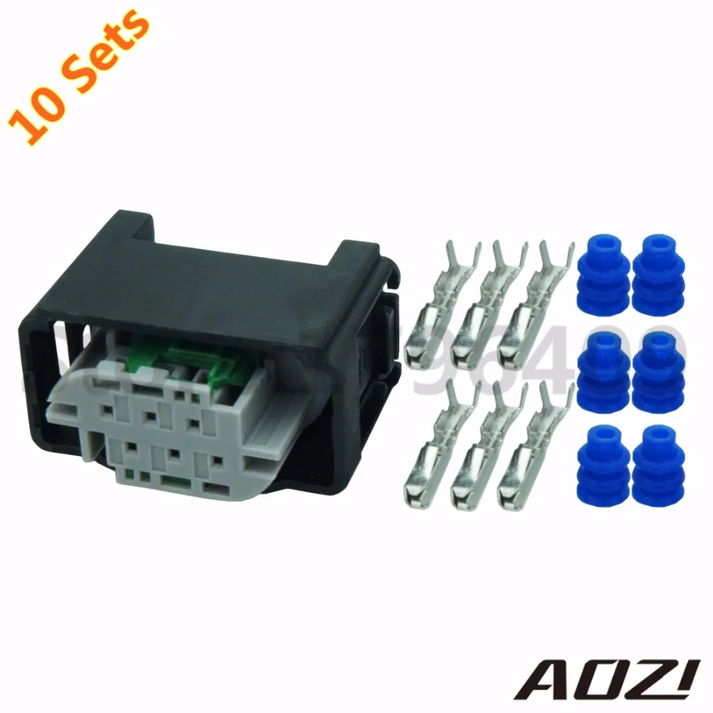 1Sets 6 Pin Automotive Waterproof Connector Throttle Valve Sensor