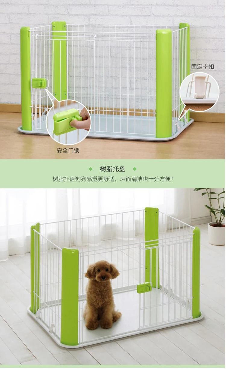 Японский стиль клетка для собак внутренний забор для собак съемный Маленький милый питомец клетки для кошек легко установить собачий питомник